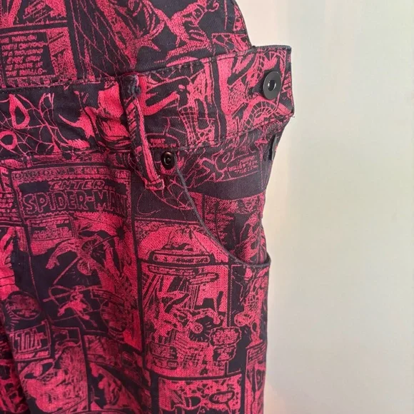 Marvel Her Universe Red Short Overalls - Picture 3 of 10